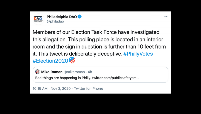 Philadelphia Abstimmung