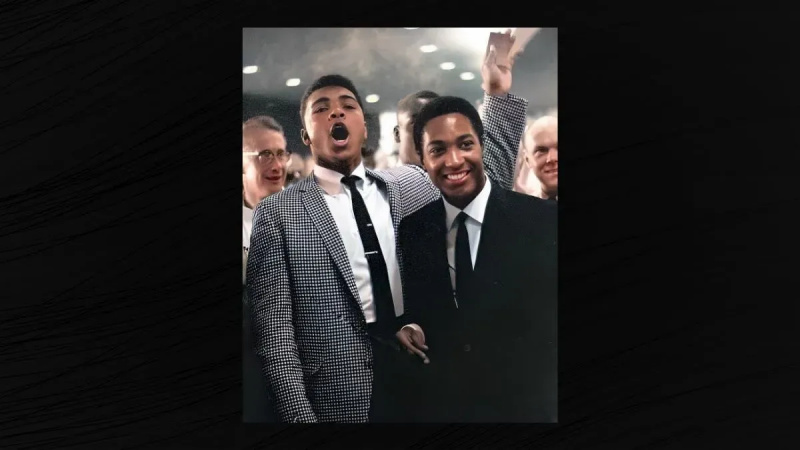 Je to prava slika Sama Cooka in Muhammada Alija iz njunih mladosti?