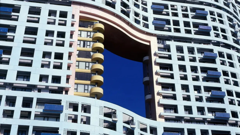Werden Gebäude in Hongkong mit Löchern entworfen, die als „Drachentore“ bekannt sind?
