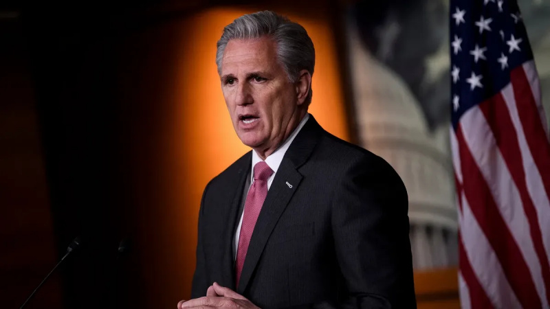 Beskyldte USAs representant Kevin McCarthy Trump for Capitol Riot?