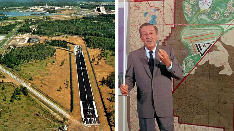 Ein Flughafen, der einst in Walt Disney World existierte, ist jetzt verlassen.