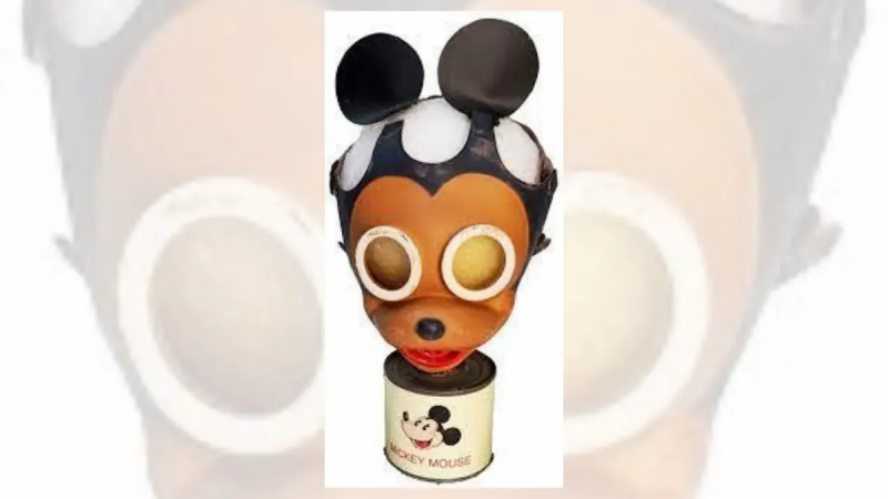 Wurde im Zweiten Weltkrieg eine Mickey-Mouse-Gasmaske hergestellt?
