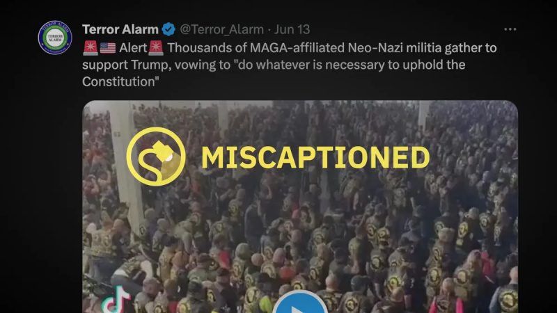 Videó mutatja a „MAGA-hoz kötődő neonáci milíciát” Trump támogatására?