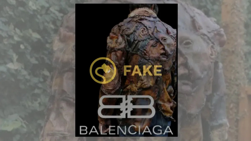 ไม่ อินเทอร์เน็ต นี่ไม่ใช่ 'เสื้อหนังมนุษย์' จาก Balenciaga