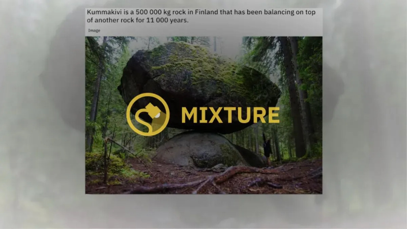 Wiegt Finnlands Kummakivi-Felsen 500.000 kg und ist er 11.000 Jahre alt?