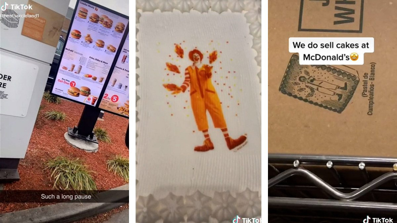 วิดีโอ TikTok แสดงให้เห็นว่า McDonald’s ขายเค้กวันเกิดหรือไม่
