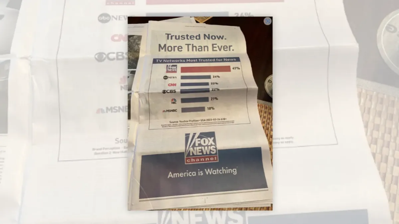 Ist dies eine echte Anzeige von Fox News, die in der NY Times veröffentlicht wurde?