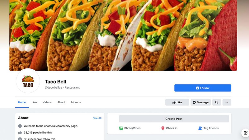 Taco Bell не предлагала бесплатные подарочные карты на 60 долларов в день своего 60-летия на Facebook.