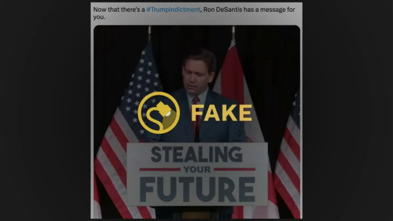 DeSantis Deepfake stellt sich eine Präsidentschaftskampagne 2024 inmitten der Anklage gegen Trump vor