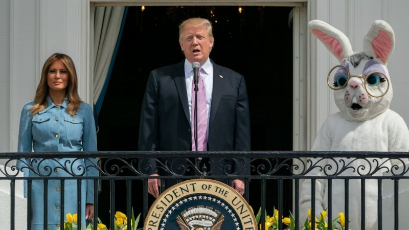 Yhdysvaltain entinen presidentti Donald Trump julkaisi julkilausuman, jossa toivotetaan hyvää pääsiäistä