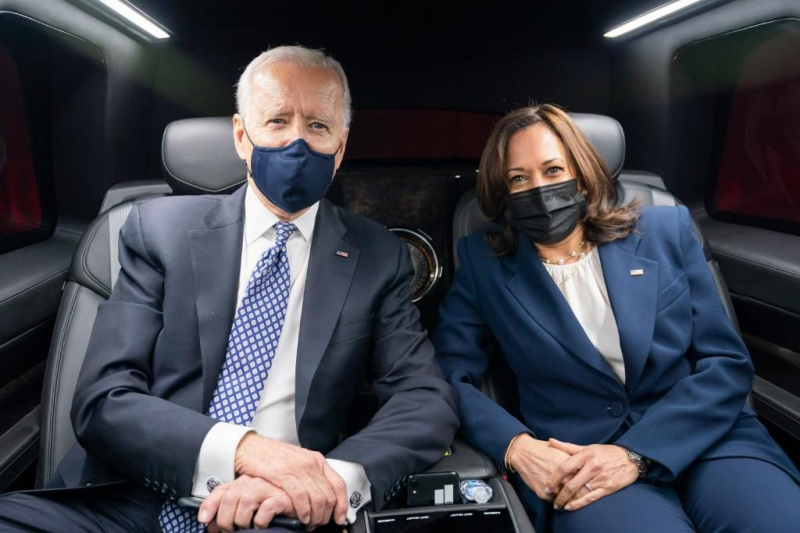 Joe Biden, Kamala Harris, Gesichtsmaske