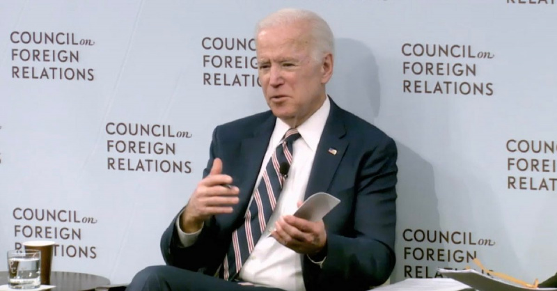 Zeigt ein C-SPAN-Video, wie Joe Biden „Bestechung gesteht“?