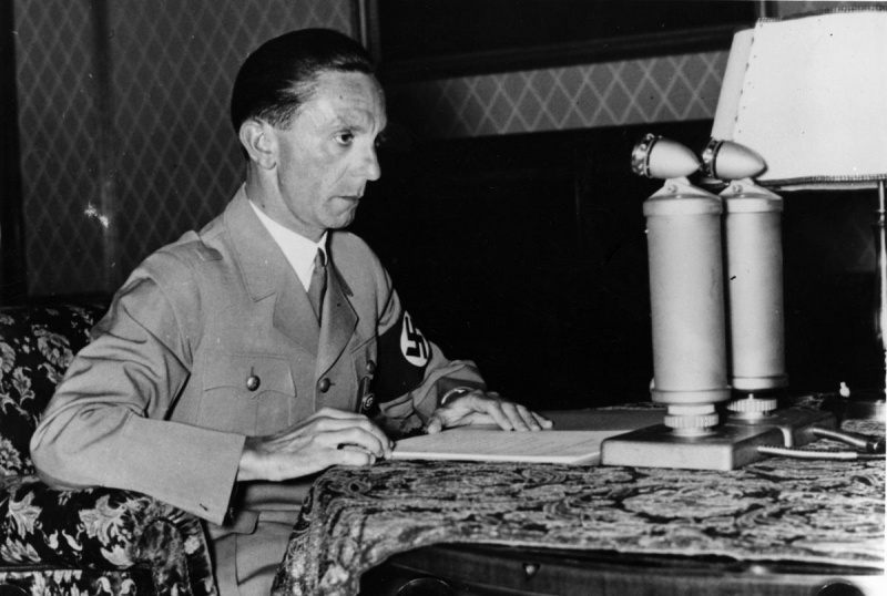 Sa Goebbels intellektuelle ‘Ville alltid gi til de sterkere’?
