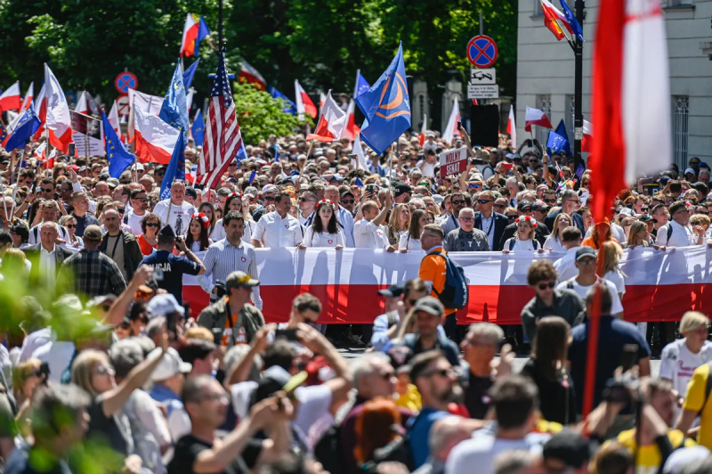 Hat es im Frühjahr 2023 in Polen eine große, prorussische Demonstration gegeben?